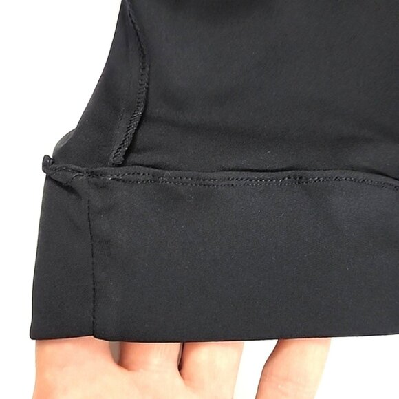 Talbots Petites Women's Black Fit & Flare Midi Dress Bead Neckline Waist Size 12 - Picture 12 of 16